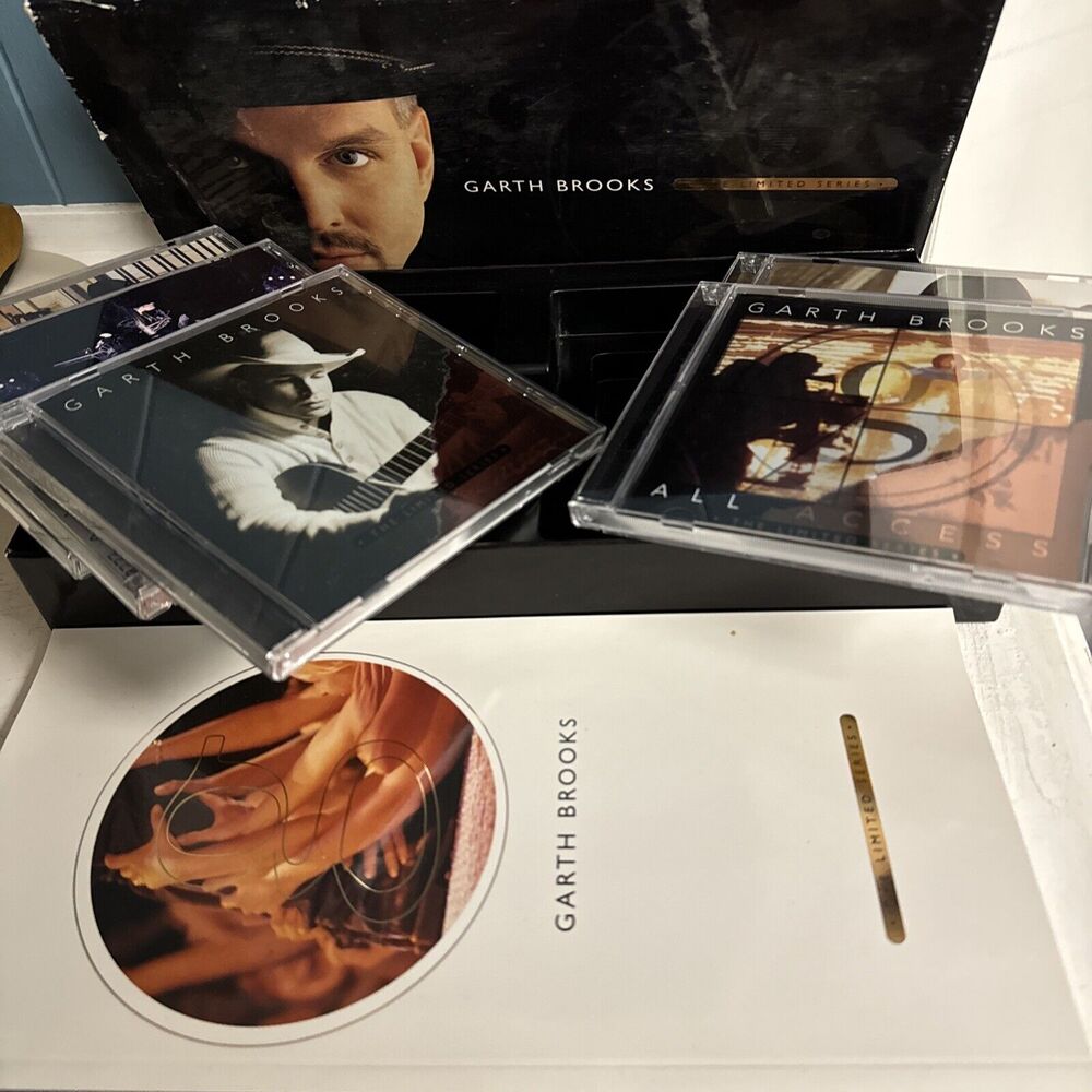 Garth Brooks The Limited Series 6 Disc Box Set Collection 2005 With Book CD DVD